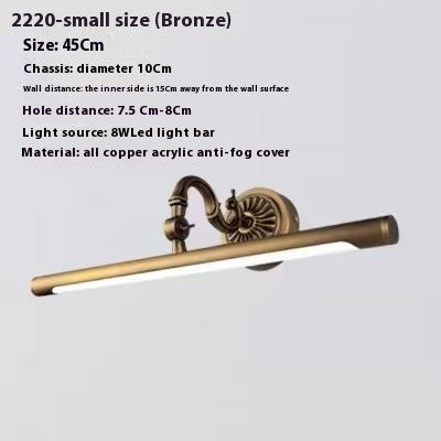 All-Copper Mirror Front Light