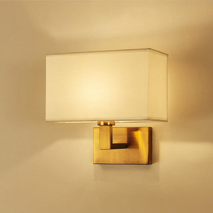 Chinese Fabric Wall Lamp