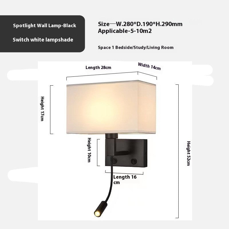Chinese Fabric Wall Lamp