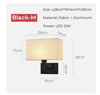 Chinese Fabric Wall Lamp