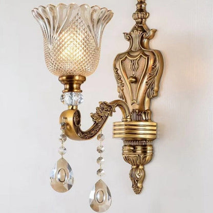 European Crystal Wall Lamp
