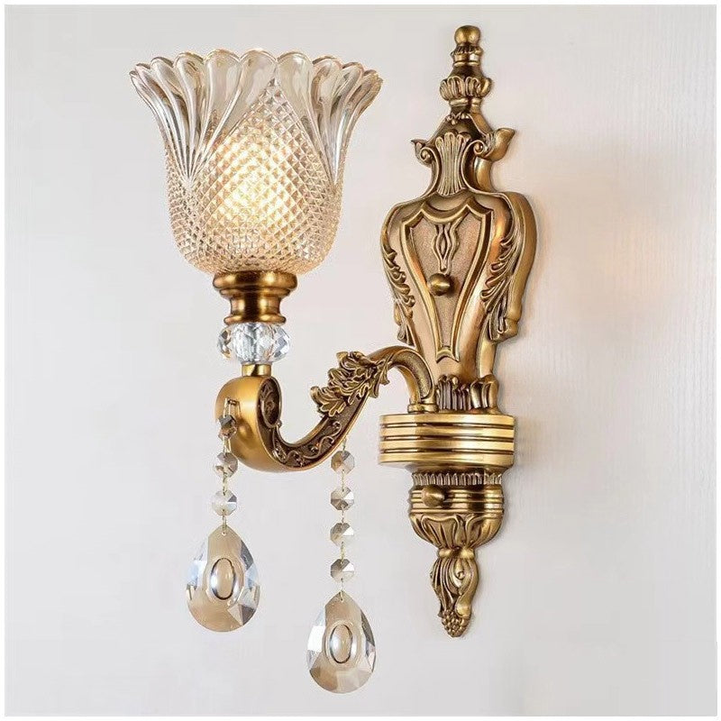 European Crystal Wall Lamp