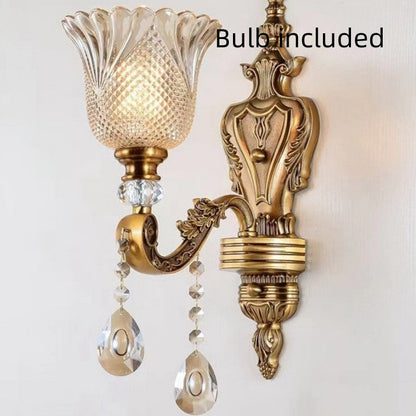 European Crystal Wall Lamp