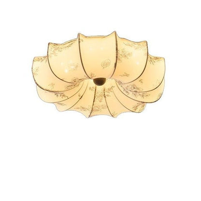 French Printed Ceiling Lamp