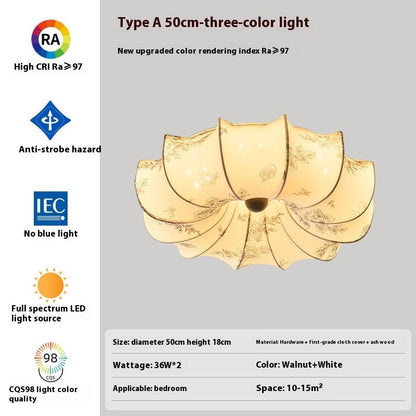 French Printed Ceiling Lamp