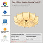 French Printed Ceiling Lamp