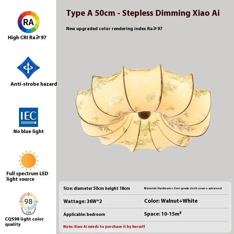 French Printed Ceiling Lamp
