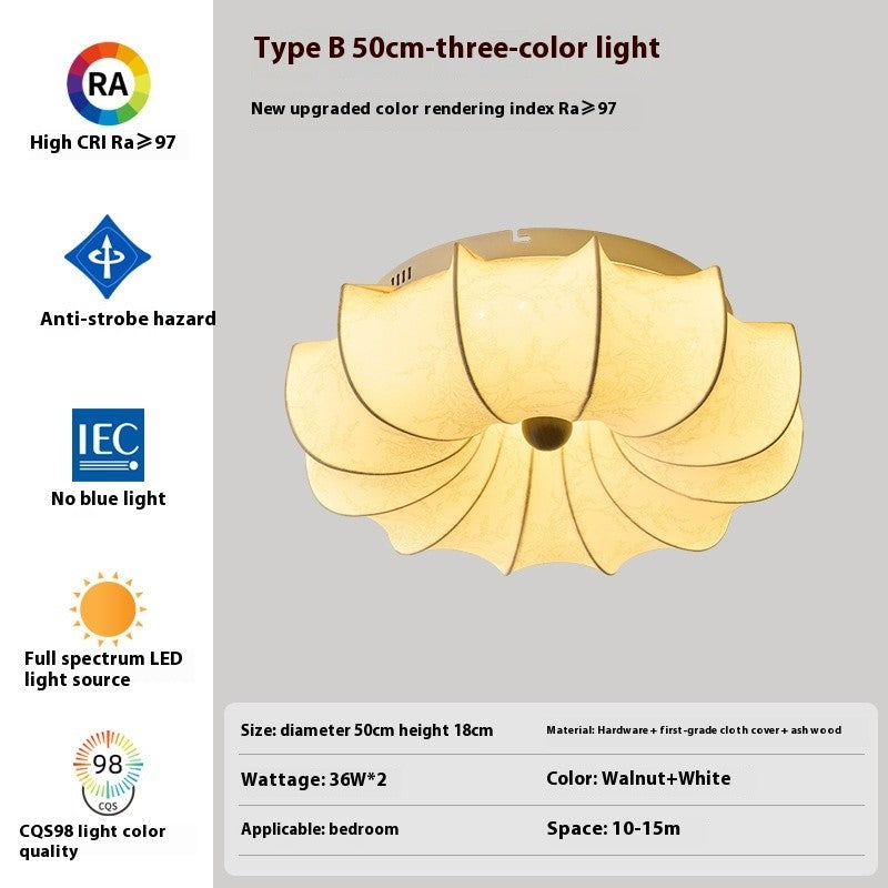 French Printed Ceiling Lamp
