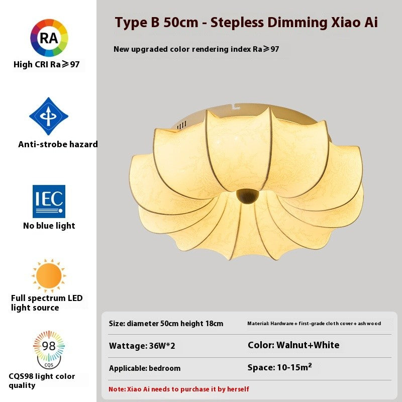 French Printed Ceiling Lamp