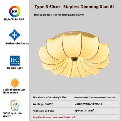 French Printed Ceiling Lamp