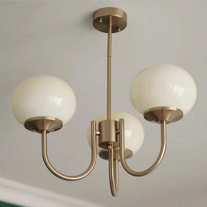 Glass Ball Chandelier