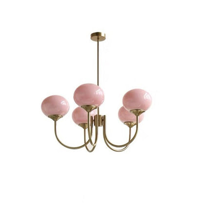 Glass Ball Chandelier