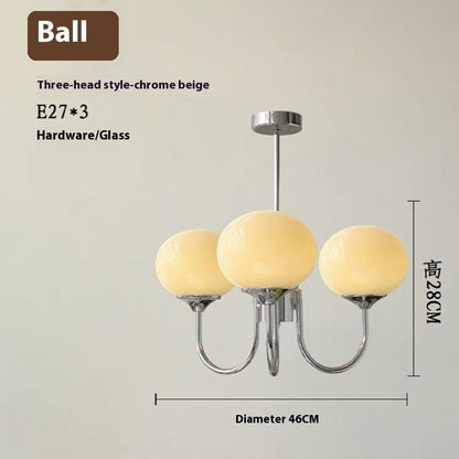 Glass Ball Chandelier