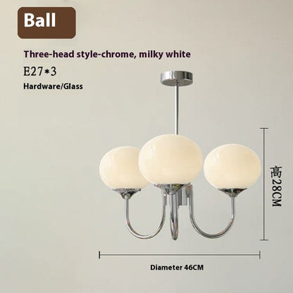 Glass Ball Chandelier