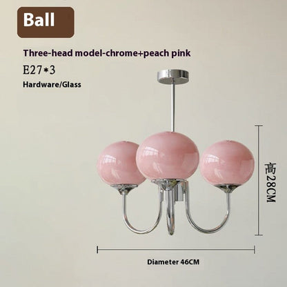 Glass Ball Chandelier
