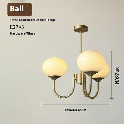 Glass Ball Chandelier