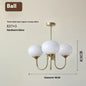 Glass Ball Chandelier