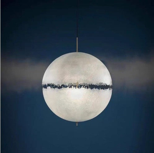 Gold Foil UFO Chandelier