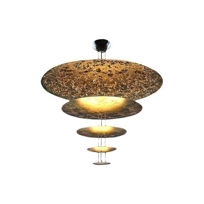 Gold Foil UFO Chandelier