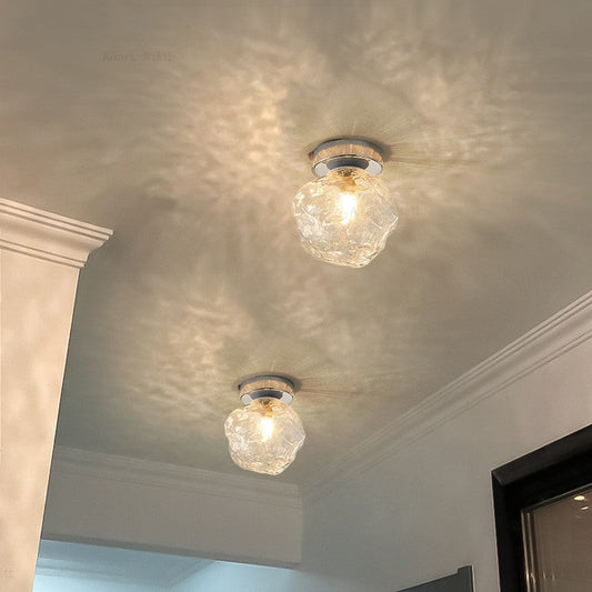Ice Cube Glass Ceiling Light