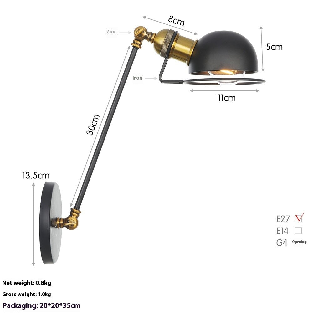 Long Arm LED Wall Lamp