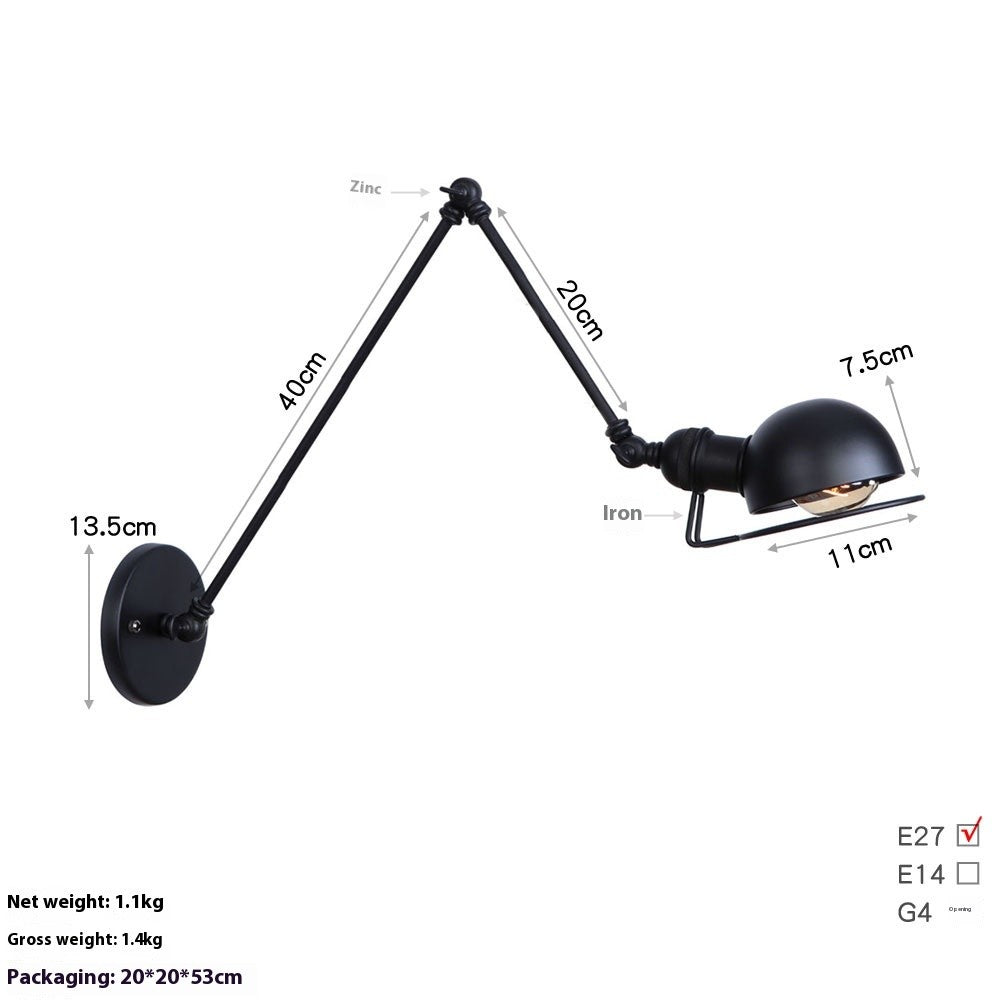 Long Arm LED Wall Lamp