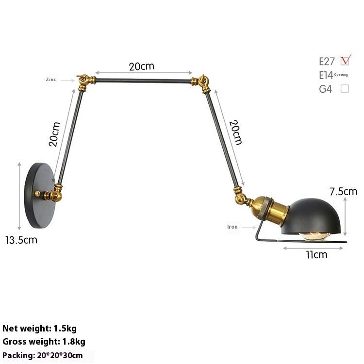 Long Arm LED Wall Lamp