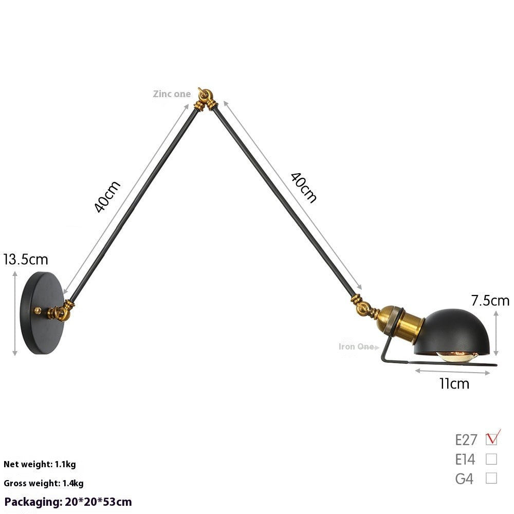 Long Arm LED Wall Lamp