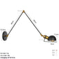 Long Arm LED Wall Lamp