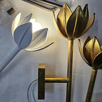 Modern Floral Staircase Wall Lamp