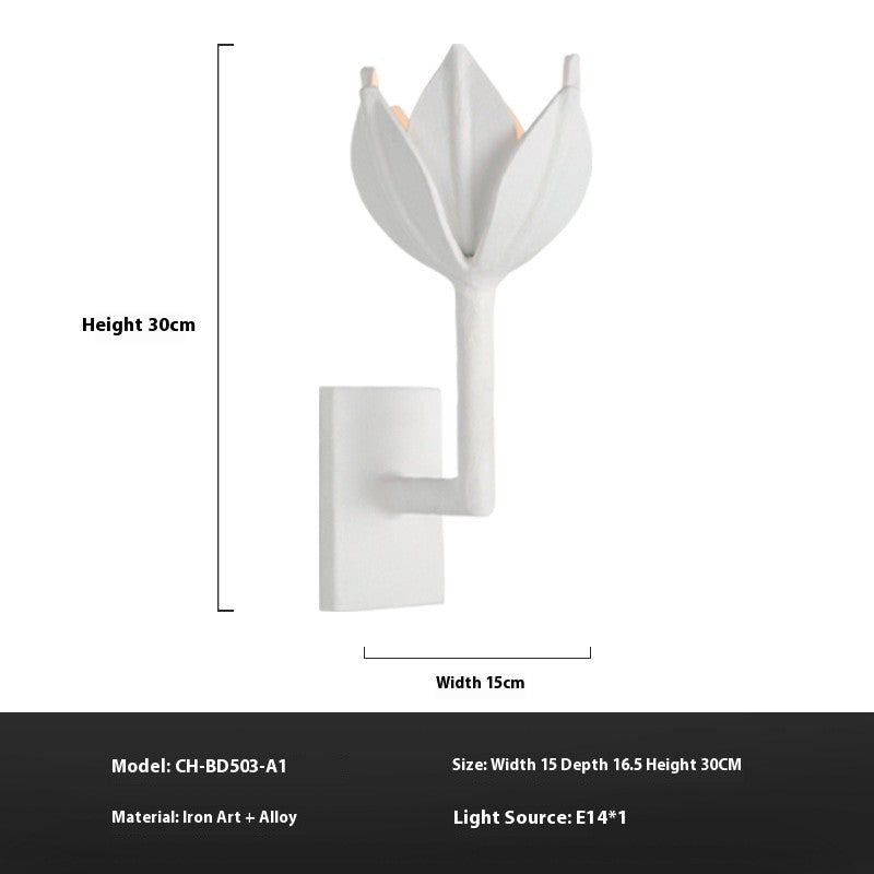 Modern Floral Staircase Wall Lamp