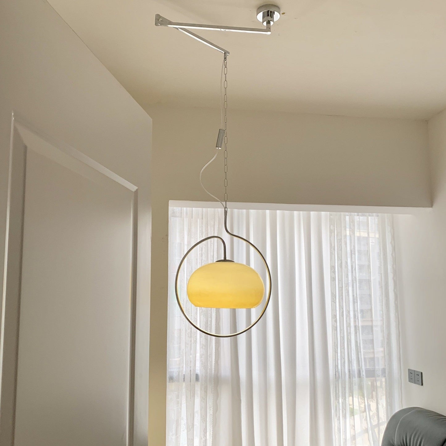 Retro Cream Ceiling Lamp