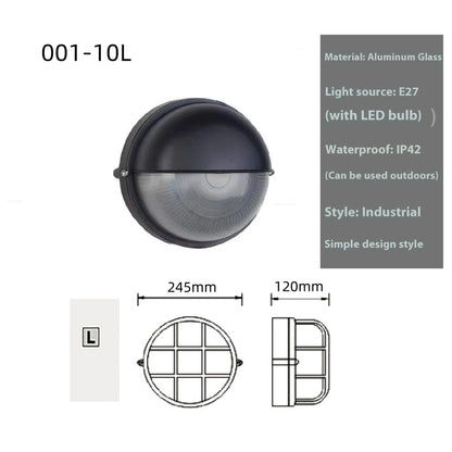 Retro Glass Wall Lamp