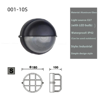 Retro Glass Wall Lamp