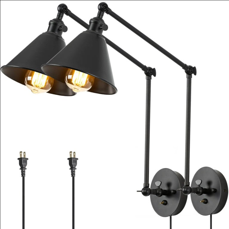 Retro Swing Arm Wall Lamp