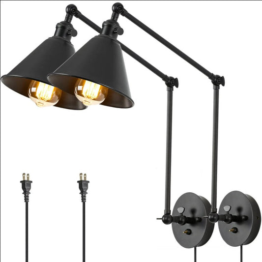Retro Swing Arm Wall Lamp