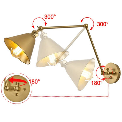 Retro Swing Arm Wall Lamp