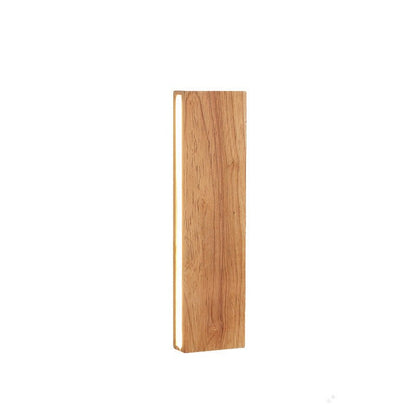Solid Wood LED Wall Lamp